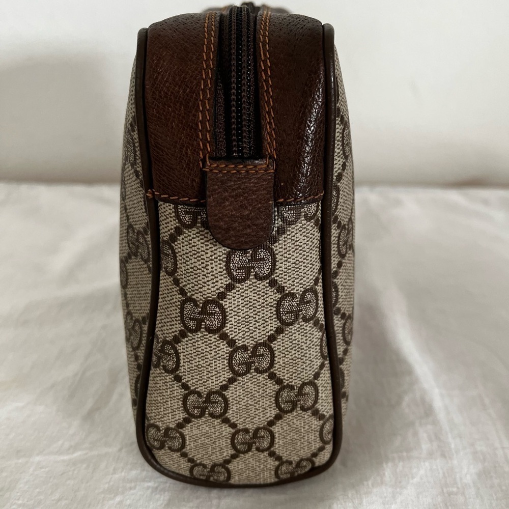 Gucci Supreme Cosmetic Pouch Web Stripe Late 70s-Early 80s Italy - Picture 9 of 16